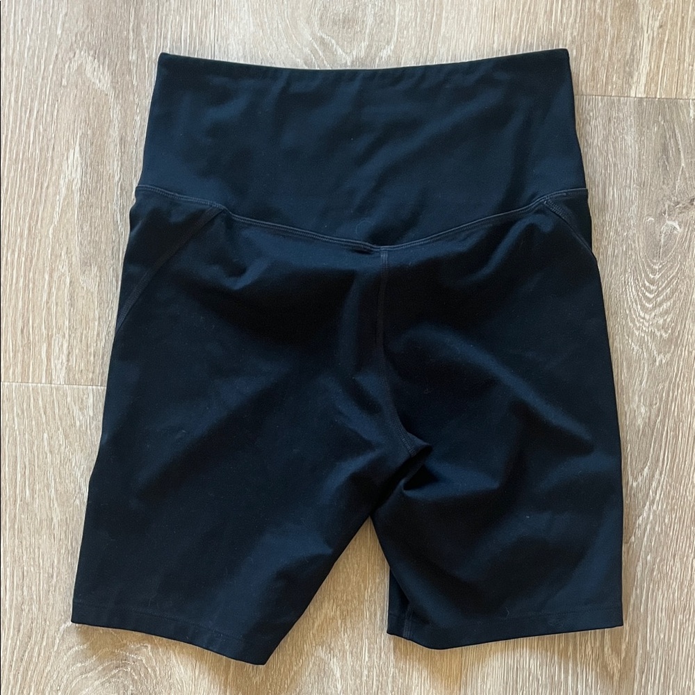 Girlfriend Collective Black Bike Shorts